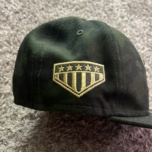 Detroit tigers camo with gold accents new era 59FIFTY cap size 6 5/8 - Picture 4 of 12